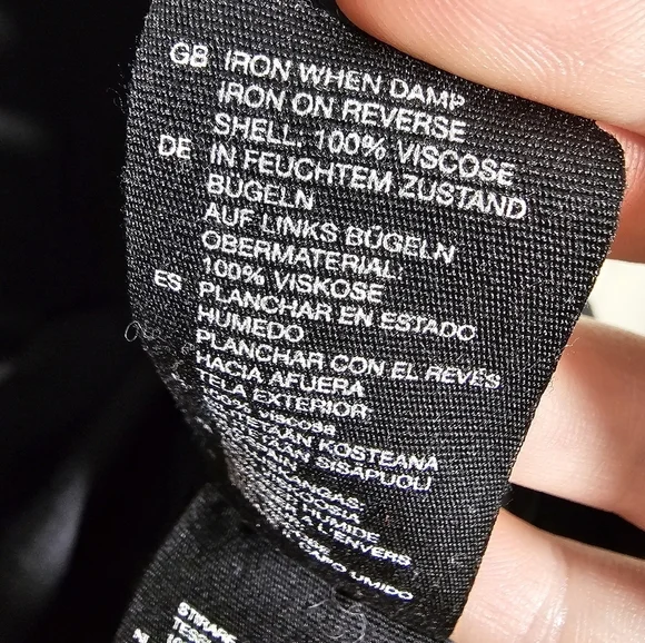 & Other Stories Solid Black Blouse - Picture 4 of 4